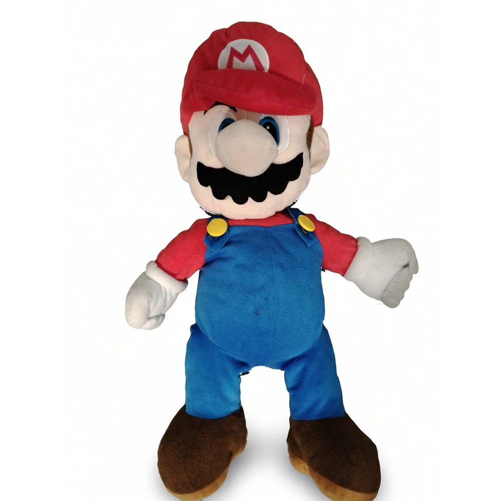 Nintendo Super Mario Bros 22 Inch Plush Toy Gaming Room Decor Soft Polyester